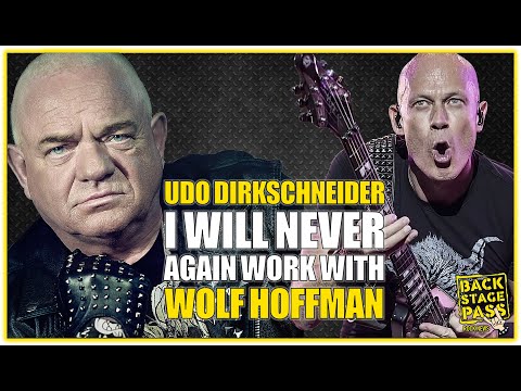 ⭐EX- ACCEPT SINGER UDO DIRKSCHNEIDER: I WILL NEVER' WORK WITHWOLF HOFFMANN AGAIN.