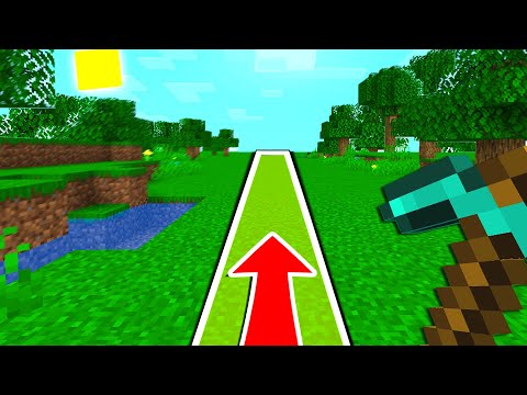 CAMMINO DRITTO NEL MIO MONDO PER 1 ORA - MINECRAFT ITA