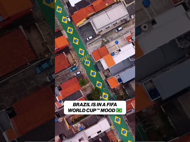 The residents of Osasco took to the streets, painting 38 Brazilian flags 🇧🇷
