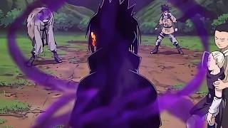 Sasuke Lost Control and Used the Curse Mark for The First Time