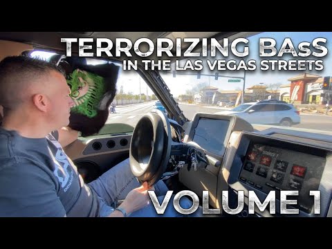 😲 HITTING THE STREETS OF LAS VEGAS WITH 100,000 WATT STSTEM!👌