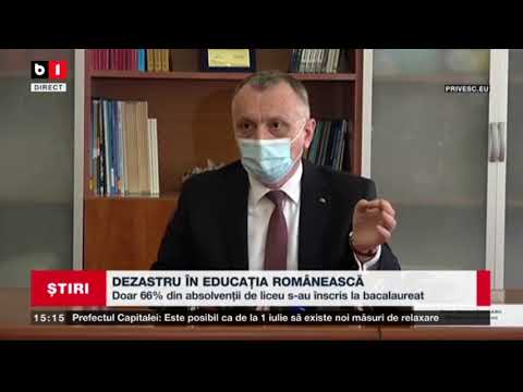 DEZASTRU IN EDUCATIA ROMANEASCA - DOAR 66% DIN ABSOLVENTII DE LICEU S AU INSCRIS LA BACALAUREAT