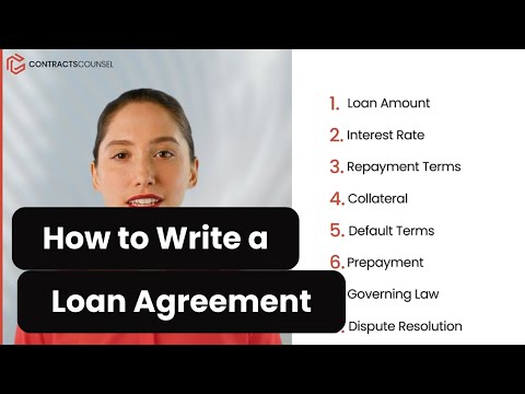 How to Write a Loan Agreement [8 EASY steps]