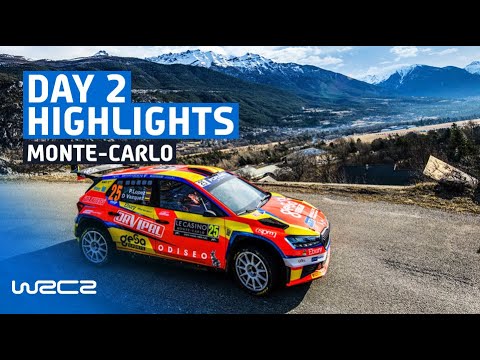 WRC2 2024 ラリーモンテカルロ Day2ハイライト動画