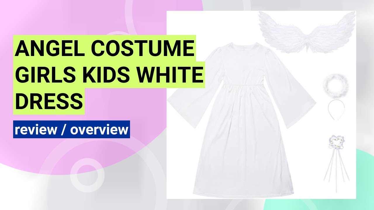 Review: Adorable Angel Costume for Kids - Perfect for Halloween!