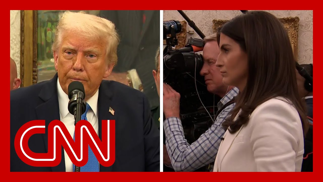 Kaitlan Collins asks Trump about meeting with Putin