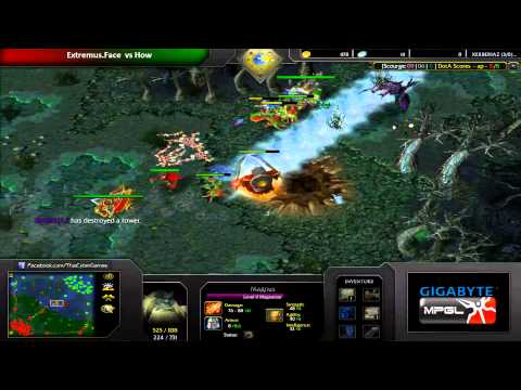 CGnetworkTV GEST DotA OFFLINE July 2013 Extremus.Face vs How