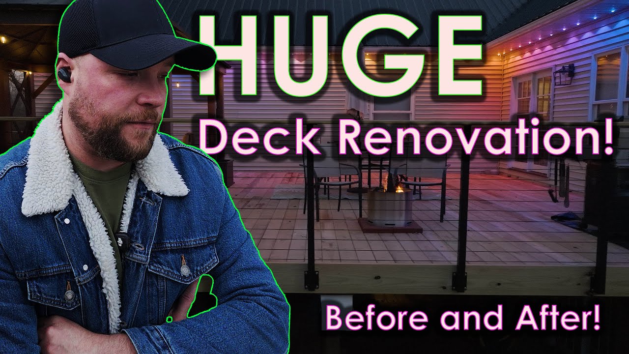 Large Deck Railing Replacement and Cable Railing Installation Guide