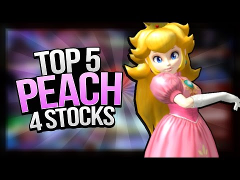Top 5 Peach 4 Stocks - Super Smash Bros. Melee