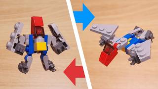 Mini LEGO dino pteranodon transformer robot Pterabot!