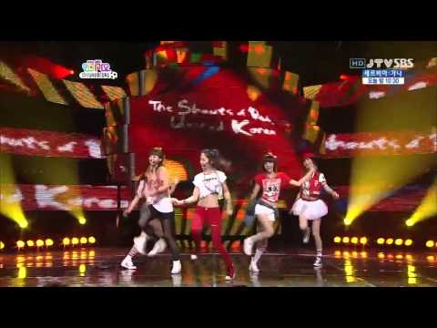 [HD] After School & f(x) - Girlfriend (Special_Stage)