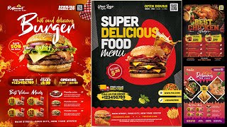 5+ Food Restaurant Promotional Flyer Photoshop Tutorial Part 2