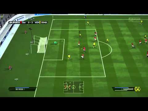 Schweinsteiger hits the post