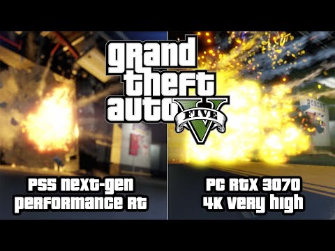 GTA V PS5 Next-Gen vs PC 4k RTX 3070 Comparison