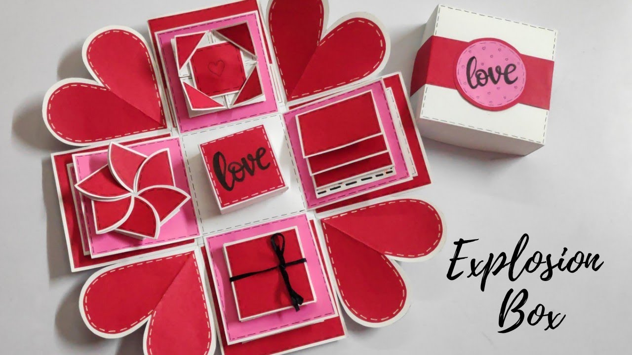 Explosion Box Tutorial For Beginners | Explosion Box | DIY Explosion Box | Crafteholic
