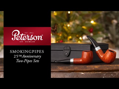 Peterson X Smokingpipes 25th Anniversary Two Pipe Sets