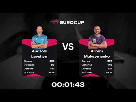 09:55 Nazarii Kovalchuk - Artem Maksymenko 15.08.2023 TT Euro.Cup Ukraine Star. TABLE 3