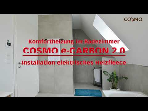 COSMO eCarbon 2.0 – Lösung als unsichtbarer Handtuchtrockner