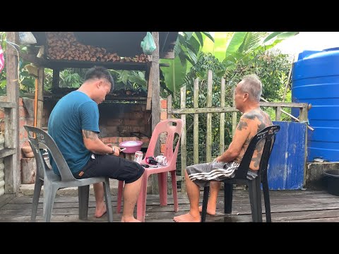 Santai² di Tanju bersama Ayah sambil kita bakar² 