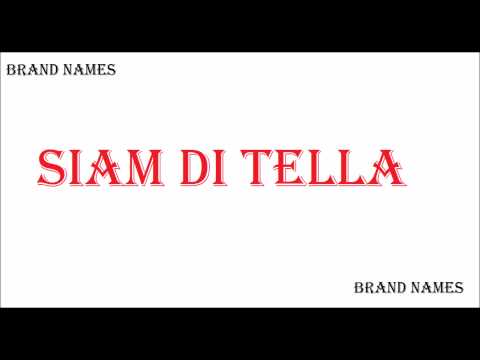 How To Pronounce SIAM DI TELLA - CAR BRANDS