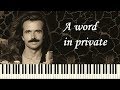 ♪ Yanni: A word in private - Piano Tutorial