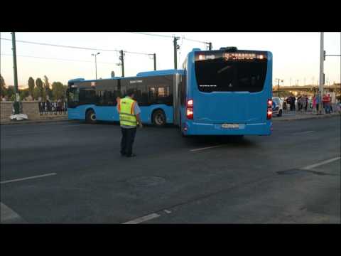 Mercedes Citaro bus U-turn (Budapest)