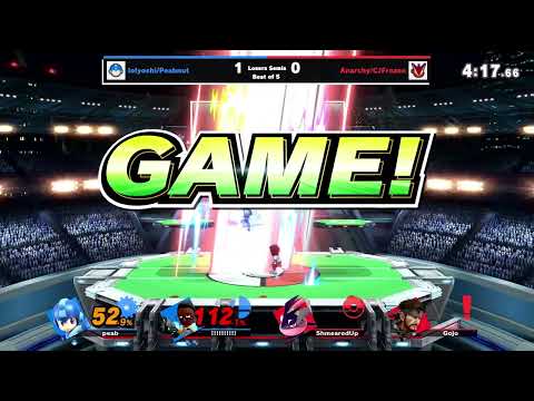 lolyoshi / Peabnut vs Anarchy / CJFrozen - Doubles Losers Final - Grinds and Shines #5