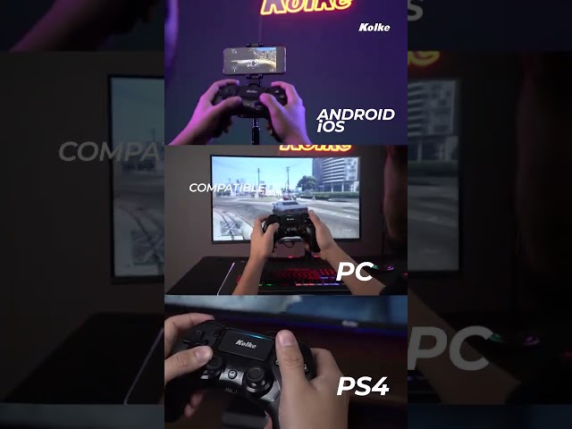 Vídeo relacionado con ECHTPower Mando inalámbrico para PS4, nuevo diseño Joystick para PS4/Pro/Slim/PC, doble vibración, giroscopio, batería de 600 mAh, conector para auriculares de 3,5 mm, controlador ergonómico y