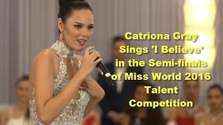 Catriona Gray - Miss World 2016 Talent Competition
