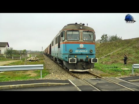 060-DA/ST43 LDE2100 60-0455-0 cu Marfar CTV/with CTV Freight Train in Oradea - 20 October 2014