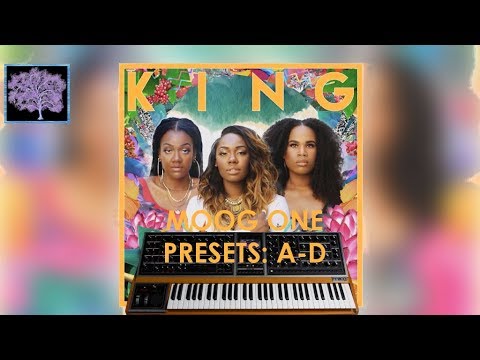 One Voice: King Moog One Presets: A-D - All sound, no talking!