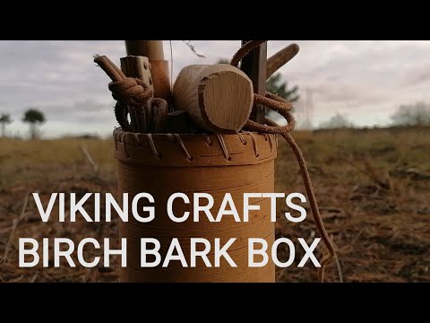VIKING birch bark box DIY | Viking Tutorial - Viking Crafts (Ep. 1)
