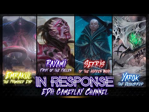 Emrakul vs Rayami vs Sefris vs Yarok: Commander Gameplay