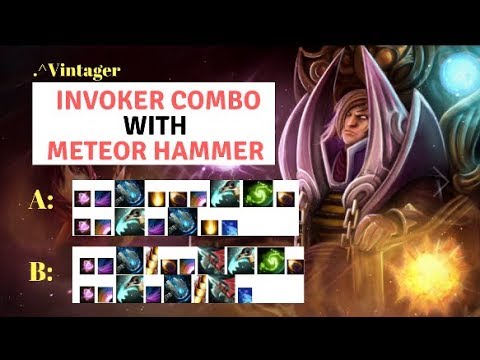 Invoker New Combo with Meteor Hammer! Is Meteor Hammer still a Meme? - Dota  7.10