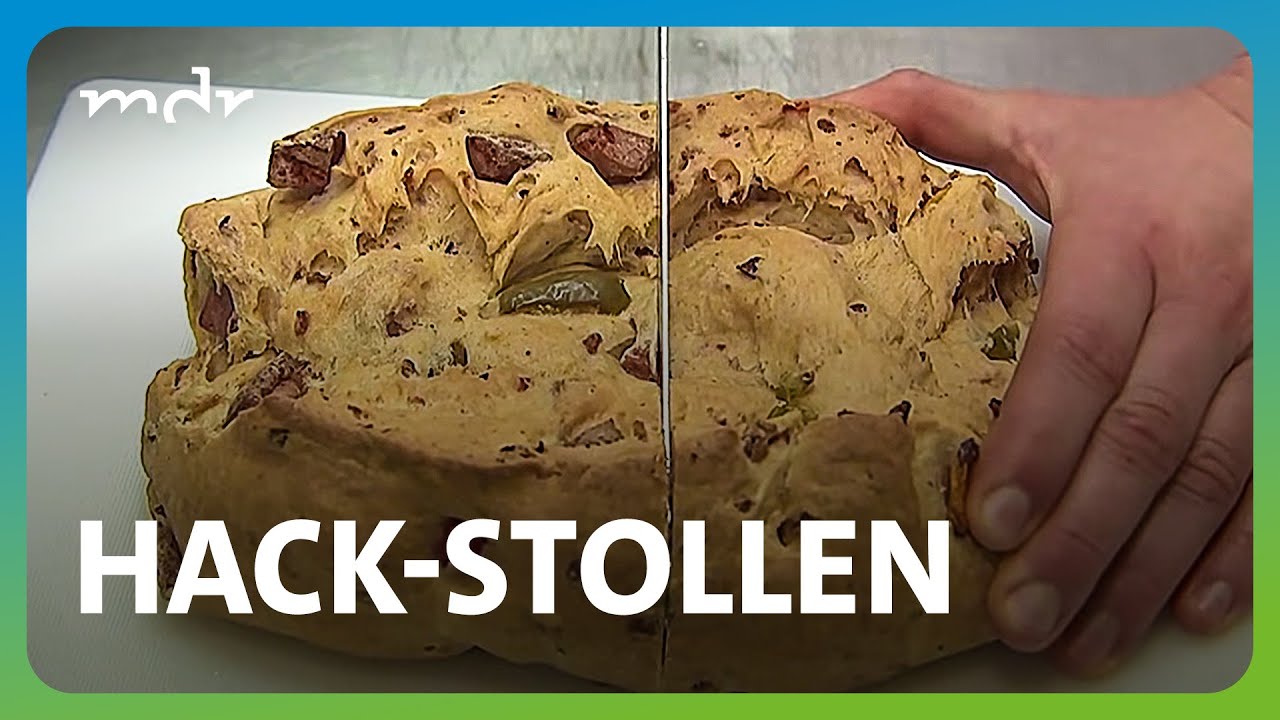 Sächsische Neukreation: Der erste Weihnachtsstollen mit Fleischwurst und Paprika | MDR um 4 | MDR