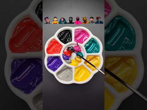 Guess the mixed color of Squid Game3 (part 84) #squidgame #squidgame3 #asmr #colormixing #satisfying