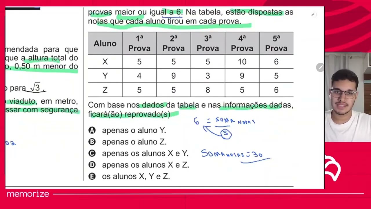 Resolução em Vídeo — Questão 155 ENEM 2017
