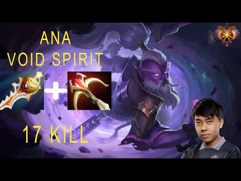 ANA [Void Spirit] WITH RAPIER+DAEDALUS 17 KILL - DOTA 2 PRO