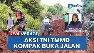 Aksi TNI TMMD Bikin Kagum Warga, Ternyata Mahir Pegang Cangkul dan Sekup Kerjakan Jalan