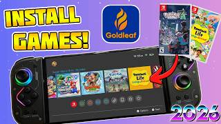 Install Switch Games Properly using Gold Leaf | NSP or XCI files