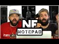 THE BARS WERE IN HIS NOTEPAD Music Reaction NF Notepad Mansion Album