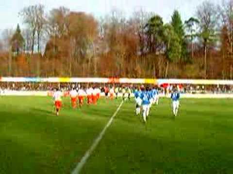 SC Pfullendorf - SV Darmstadt 98, Einmarsch aufs Spielfeld