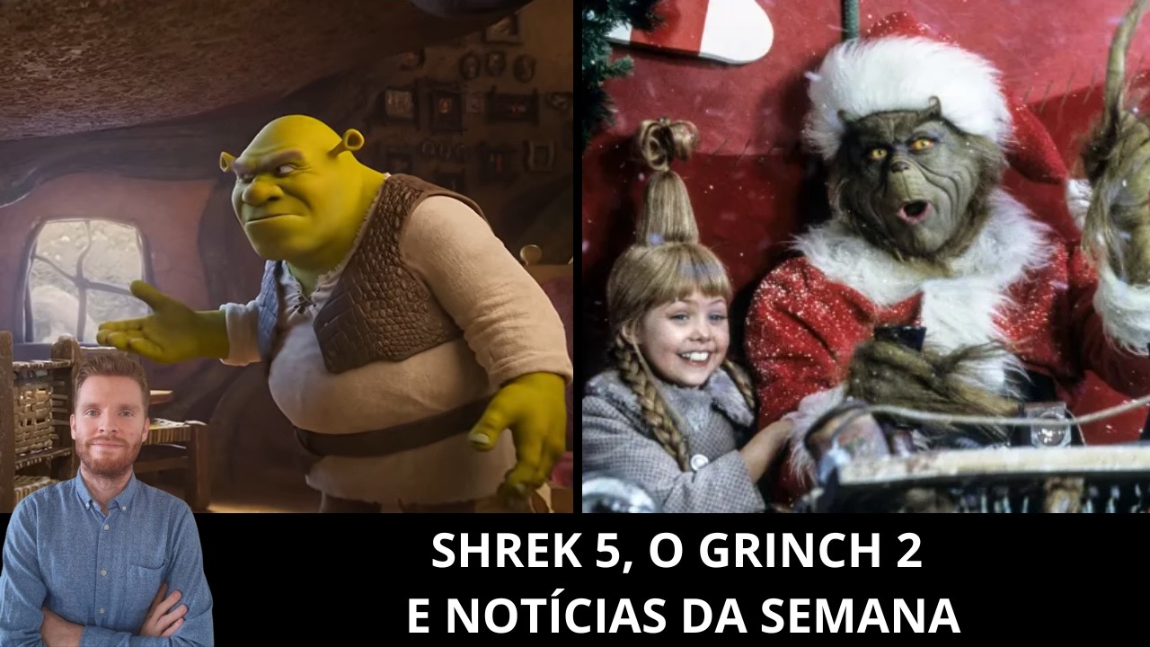 Ao vivo: Shrek 5, O Grinch 2, A Bruxa de Blair, Klara e o Sol, Austin Powers 4 e mais!