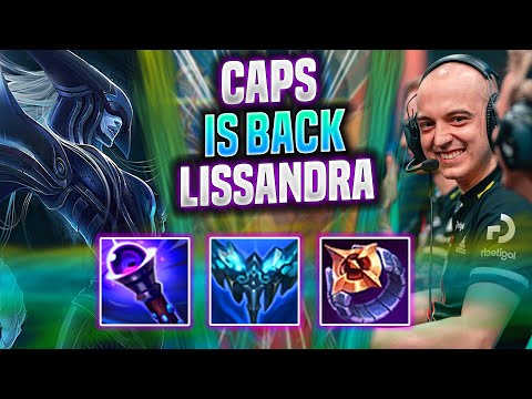 CAPS BRINGS BACK LISSANDRA! - G2 Caps Plays Lissandra Mid vs Ahri! | Season 2022