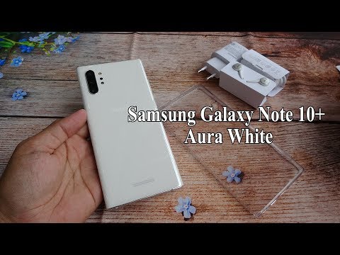 [4K video] Samsung Galaxy Note 10 plus Auro White unboxing