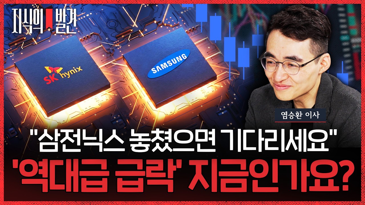 ‘삼전닉스’ 12%대 폭락..“염승환 이사님, 지금이 그 ‘매수 타이밍’인가요?” | 💡지식의발견