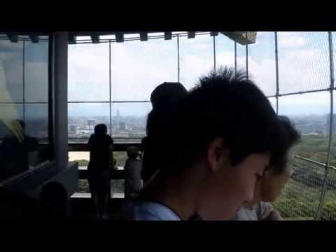 No Topo do Castelo de Osaka