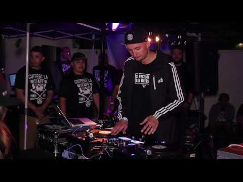 Cutfest LA 2017 Dj Falcon1 vs. Dj Fast Lane Nate juggling head to head