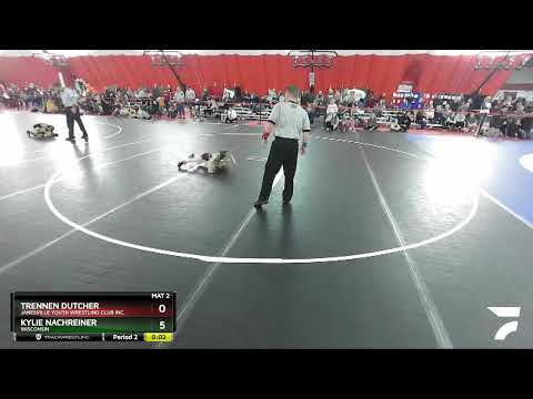 39-41 Lbs Round 1 - Trennen Dutcher, Janesville Youth Wrestling Club Inc. Vs Kylie Nachreiner, Wis