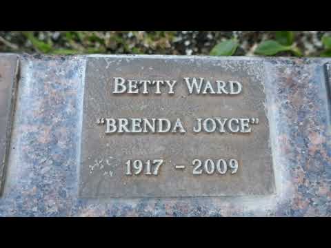 Actress Betty Ward Brenda Joyce Grave Pierce Brothers Los Angeles California USA January 31, 2023